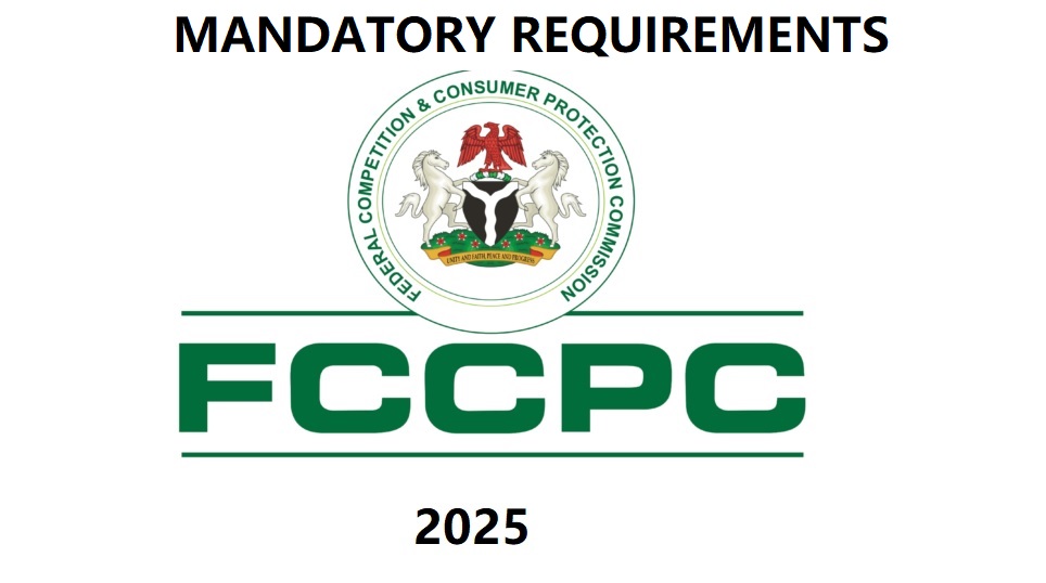 FCCPC REQUREMENT FOR DIGITAL LENDERS, Audit Trust mark from the Nigerian Data Protection Commission. Compliance Audit Report and Privacy Impact Assessment Report from a duly registered Data Protection Compliance Organisation.