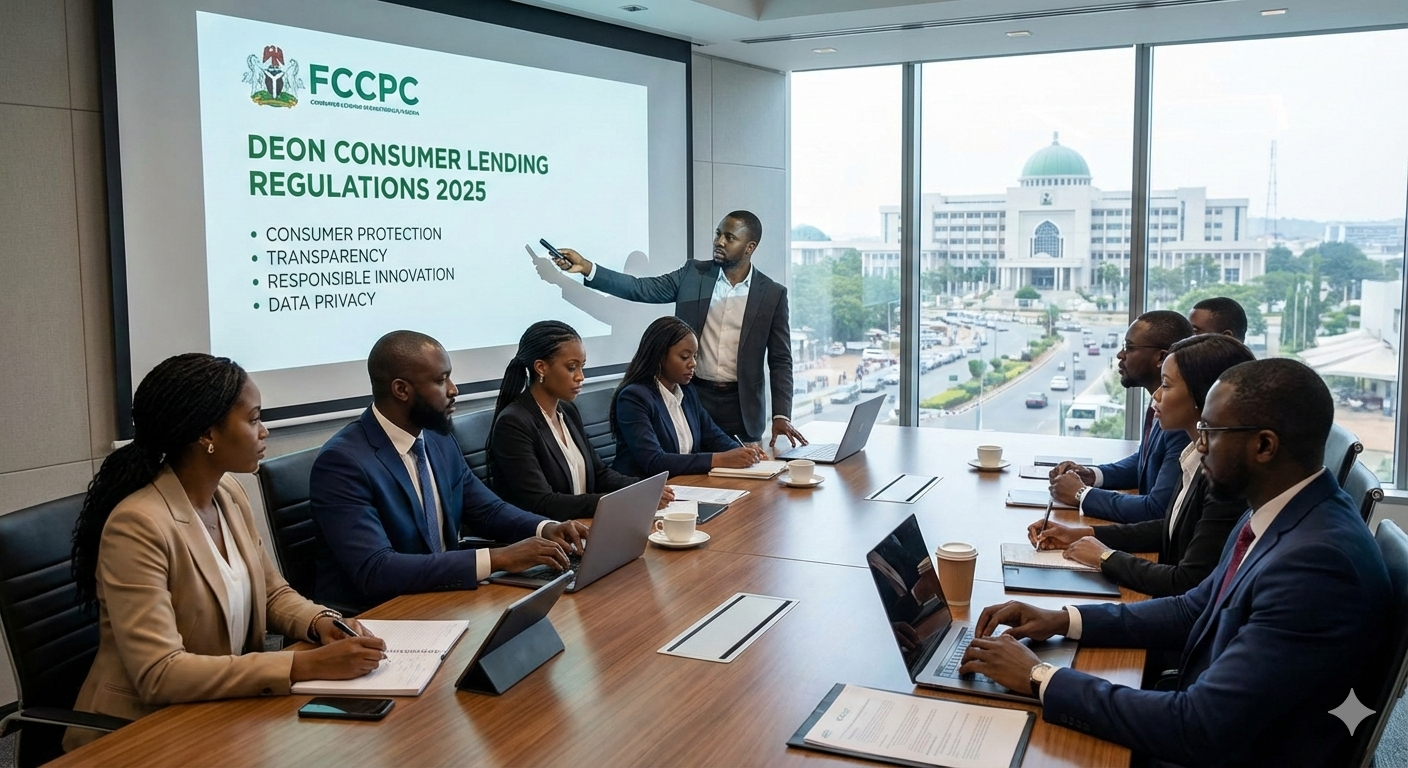 EON consumer lending rules, FCCPC loan app list 2026, Nigeria digital lending laws, debt recovery regulations Nigeria, DML registration fees, consumer credit rights Nigeria 2026.